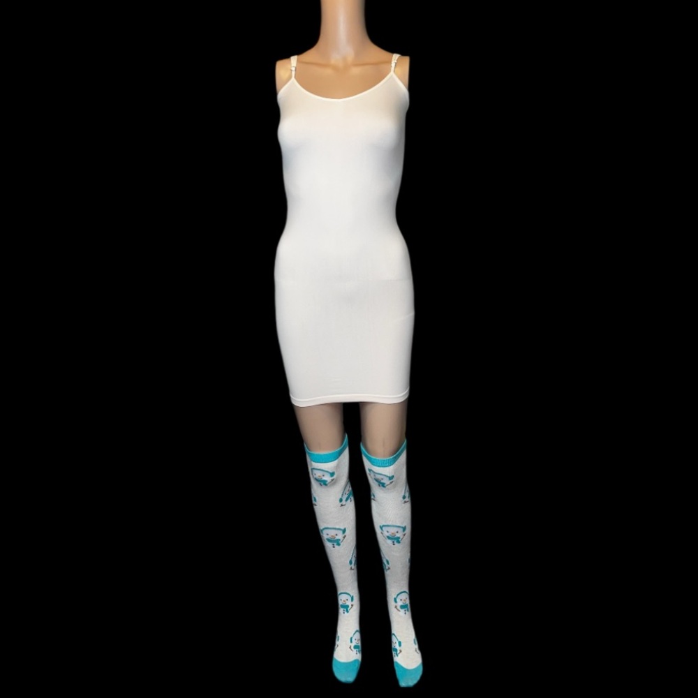 Holiday Snowman Knee High Novelty Socks NWT - Picture 3 of 9